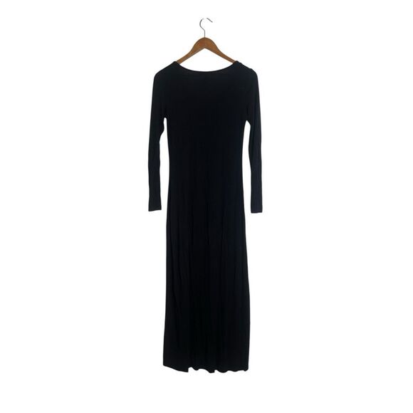 3 for $30! Forever 21 black long sleeve maxi dress. - Picture 6 of 7
